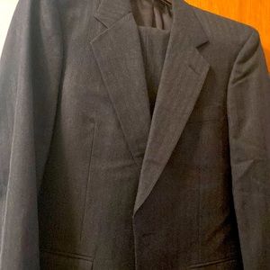 Francesco Maiolo Suit Coat Sport Coat Blazer & Pants Black Size 36Short Waist 30